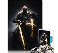 Medieval Knights JigsawPuzzle 1000 Pieces for Teenagers,Educational Games Home Decoration Deal As Gifts for The Whole Family (38x26cm)