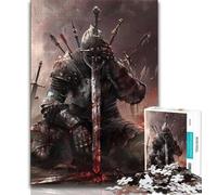 Medieval Knights Jigsaws 1000 Pieces for Teenagers,for Educational Game Challenge Toy for Is Ideal As A Gift for The Whole Family (38x26cm)