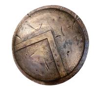 Medieval Knights Larp Armor Shield Steel Iron 300 Greek Leonidas Spartan Shield 30" Crusader Warrior Cosplay costumes LARP Fighting Shield Halloween