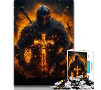 Medieval Knights Puzzles for Adults Teens 1000 Pieces,for Educational Game Challenge Toy for Is Ideal As A Gift for The Whole Family (38x26cm)