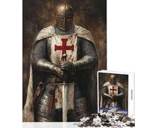 Medieval Knight's Vigilance 1000 Pieces Puzzles for Adults Great Gifts for Games Hand Speed Race Home Decoration Toys for And from 14 Years And over size 50x75cm