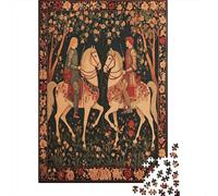 Medieval KnightsJigsaw Puzzles 1000 Pieces for Adults Puzzle Educational GamesHorses