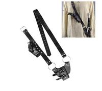 Medieval Leather Belt with Sword Holster Dagger Frog Holder Set Halloween Viking Pirate Scabbard Sheath Knight Shoulder Strap Belt Sword Blade Sheath Holder Punk Warrior LARP Fancy Dress Costume