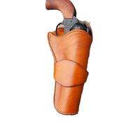 Medieval Leather Concealed Holster, Revolver Western Cowboy Pistol Gun Holder, Vintage Steampunk Style Accessory For Cosplay Costume Kit,Brown