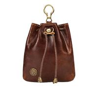 Medieval Leather Purses, PU Leather Coin Purse,Change Holder Keychain, Drawstring Coin Bag | Portable Belt Bags, Costume Accessories for Men and Women, Dark red, Consulte la descripción, See