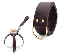 Medieval Leather Side Pack Leather Belt Potion Bottle Medieval Wizard Waist Bag Medieval Belt Pouches for Halloween