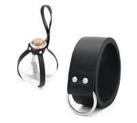 Medieval Leather Side Pack Wizard Waist Pouches Side Pack Medieval Leather Belt Potion Bottle for Women Men Halloween