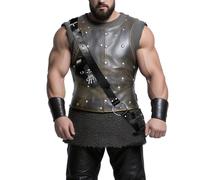 Medieval Leather Sword Pistol Holster Adjustable Dagger Scabbard Sheath Belt Viking Knight Sword Holder Frog Renaissance Warrior Costume Accessory for Halloween Carnival