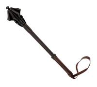 Medieval Mace Armor Medieval Crusader Battle Hammer Festival Props for Knight Warrior Costume, Black, Standrad