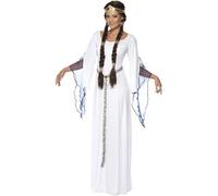Medieval Maid Costume, White