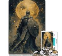 Medieval Majestic Knight JigsawPuzzle 1000 Pieces for Adults,Family Game Stress Reliever Difficult Challenge Great Gifts And Toys (38x26cm)
