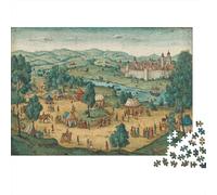 Medieval Manuscript Illustrations Rätsel Für Erwachsene || Familienspaß-Puzzles 1000pcs (75x50cm) Erwachsene