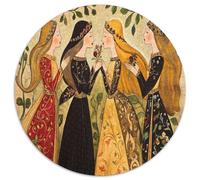 Medieval Manuscript Painting 1000pcs (67.5x67.5cm) Erwachsenenpuzzle - Modern Aristocratic Woman Erwachsenenpuzzle DIY-Puzzlespielzeug