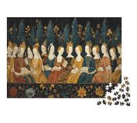 Medieval Miniature Figure Illustrations Puzzle 1000pcs (75x50cm) Puzzles, Die Für Erwachsene Und Personen Ab 14 Jahren Geeignet Sind