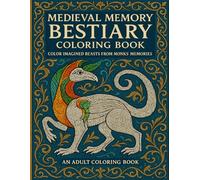 Medieval Monk Memory Bestiary Coloring Book: Color Imagined Beasts from Monks' Memories