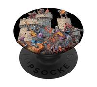 Medieval Music Knights Fantasy Art PopSockets Adhesive PopGrip