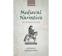 Medieval Narrative: An Introduction by Tony Davenport (English) Paperback Book
