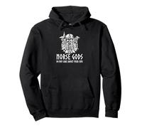 Medieval Norse Mythology - Viking God Odin - Nordic Paganism Pullover Hoodie