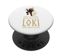 Medieval Norse Mythology - Viking Trickster God Loki PopSockets Adhesive PopGrip
