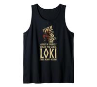 Medieval Norse Mythology - Viking Trickster God Loki Tank Top