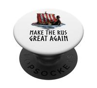 Medieval Norse Viking History - Make The Rus Great Again PopSockets Adhesive PopGrip