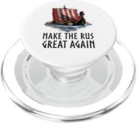Medieval Norse Viking History - Make The Rus Great Again PopSockets PopGrip for MagSafe