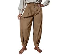 Medieval Pants Men Pirate Pants Larp Bottoms Halloween Cosplay Bottoms | Cotton Pants, Solid Color, Medieval, Adult Men, Larp Events, Halloween Costume, Comfortable Fit, Boot Cut
