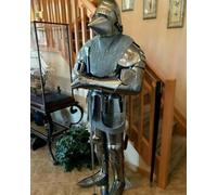Medieval Pig Face Armour Suit Gothic Armour Suit Medieval Knight Templar Armour Knight Crusader Wearable Suit for Halloween