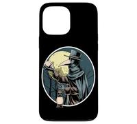Medieval Plaque Doctor Moonlit Skull Lantern Case for iPhone 13 Pro Max