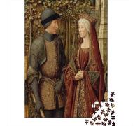 Medieval Portrait Painting of Men And WomenPuzzles 1000 Pieces for Adults for Adults 1000 Piece Puzzle Educational Challenge Games Home Decoratio