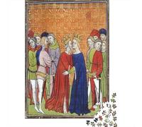 Medieval Portraits Puzzle 38x26cm/1000pcs Puzzles, Die Für Erwachsene Und Personen Ab 14 Jahren Geeignet Sind