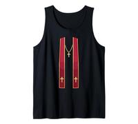Medieval Priest Costume Knight Minister Funny Medieval Tank Top