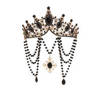 Medieval Princess Queen Headband for Competition Craft Black One Size