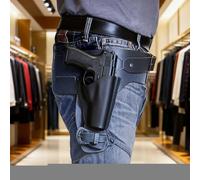 Medieval Pu Leather Gun Holster, Medieval Waist Pistol Holster Steampunk Style Revolver Holster Retro Western Cowboy Pistol Gun Holster Halloween Cosplay Costume Waist Accessories