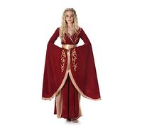 Medieval Queen Cersei Ladies Fancy Dress Game of Thrones Womens Adults Costume (X Small ( UK 4-6))