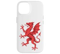 Medieval Red Dragon Rampant Wales Heraldic Mythical Case for iPhone 14