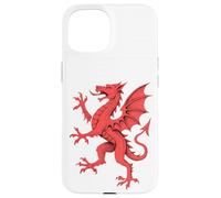 Medieval Red Dragon Rampant Wales Heraldic Mythical Case for iPhone 15