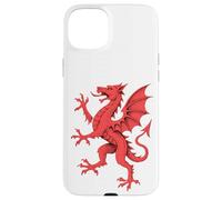 Medieval Red Dragon Rampant Wales Heraldic Mythical Case for iPhone 15 Plus