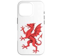 Medieval Red Dragon Rampant Wales Heraldic Mythical Case for iPhone 16 Pro