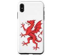 Medieval Red Dragon Rampant Wales Heraldic Mythical Case for iPhone XS Max