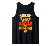 Medieval Reenactment Weekend Middle Ages Reenactor Tank Top