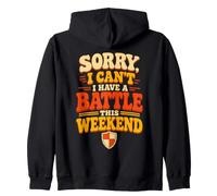Medieval Reenactment Weekend Middle Ages Reenactor Zip Hoodie