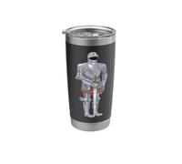 Medieval Renaissance Crusader Knight Templar Holy Warrior Stainless Steel Insulated Tumbler
