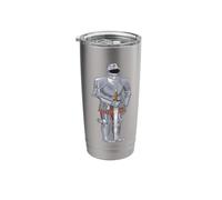 Medieval Renaissance Crusader Knight Templar Holy Warrior Stainless Steel Insulated Tumbler