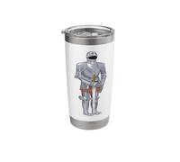 Medieval Renaissance Crusader Knight Templar Holy Warrior Stainless Steel Insulated Tumbler