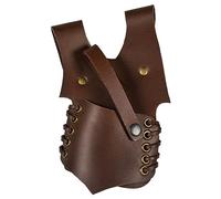 Medieval Renaissance Left Handed Leather Sword Frog Sword LARP Costume Accessory Frog Sword Holder Rapier Knight Sword Belt Frog Leather Dagger Pirate Sword Holster - Brown
