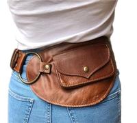Medieval Renaissance Waist Belt Bag, Adjustable Retro Belt Rivet Shoulder Bag for Men and Women, Steampunk Viking Pirate Rivet Waist Pockets Cosplay Accessories, LAPP Medieval style