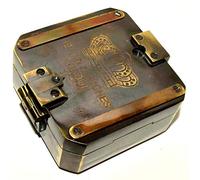 Medieval Replicas SOLID Brass Brunton 3 inch Compass Collectibles Compass Gift Item POCKET COMPASS