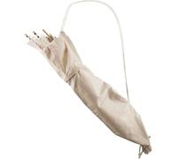 Medieval Retro Canvas Quiver with Laces - Strap-Style Handwoven Bow & Arrow Storage Bag Holds 20-30 Arrows, Adjustable, Lightweight
