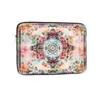 Medieval Retro Pattern Pattern Laptop Sleeve 17 Inch Shockproof Protective Notebook Case Travel Laptop Bag for Men Women